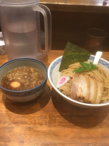 「特製炙りチャーシューつけ麺特盛」@めいげんその写真