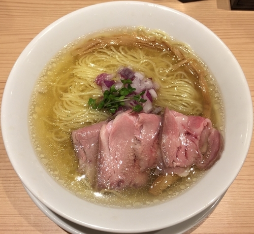 「[限定]ひらめ潮そば980円」@鯛塩そば灯花 本店の写真