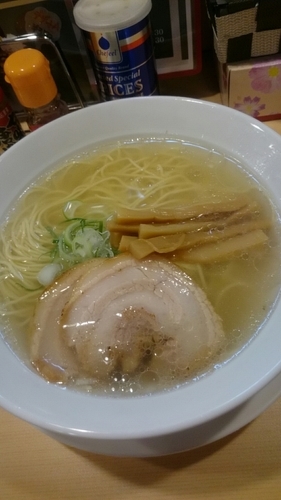 「北海道産蛤のだし塩らーめん  ７７０円」@らーめんDINING れんげの写真