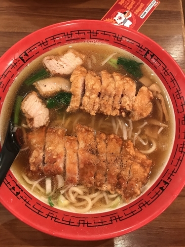 「W排骨拉麺」@万世麺店 霞ヶ関ビル店の写真