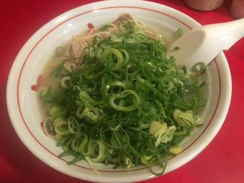 「博多ネギぼっこしラーメン」@博多長浜屋台やまちゃん 銀座店の写真