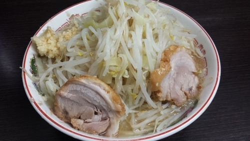 「小ラーメン700円(ニンニク)」@ラーメン二郎 川越店の写真