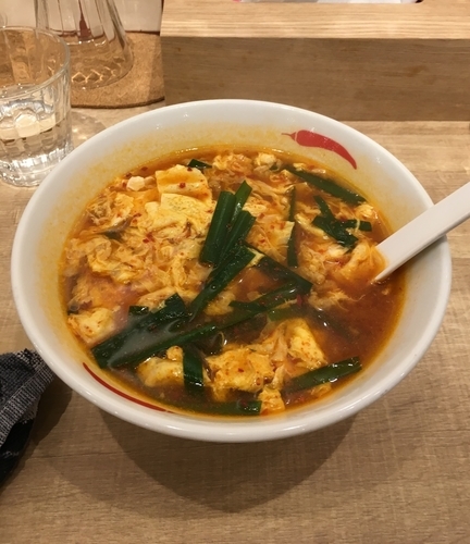 「辛麺（中華麺・固め・3辛￥750）」@辛麺屋 一輪の写真