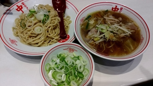「冷やし醤油タンメン＋ネギ」@蒙古タンメン中本 秋津店の写真