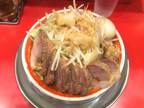 「小ラーメンW豚入り」@ラーメンタロー 五反田の陣の写真