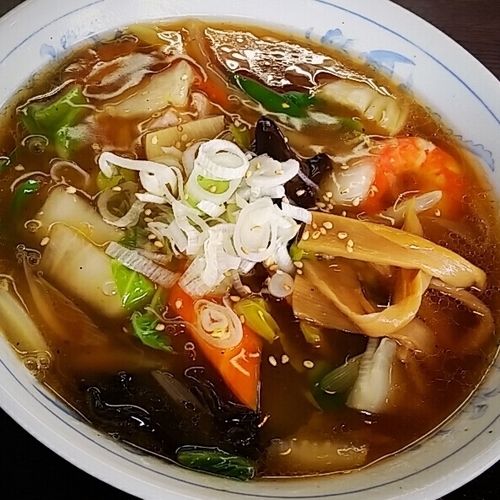 「広東ラーメン　６００円」@まつかさ食堂の写真