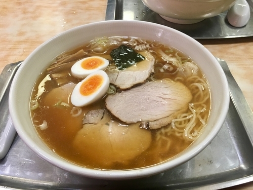 「チャーシューワンタン麺(カタメ) ¥1000」@大勝軒 狭山ヶ丘店の写真