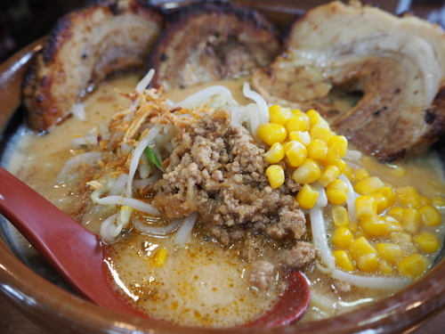 「北海道味噌 味噌漬け炙りチャーシュー麺」@蔵出し味噌 麺場 喜久屋 蘇我店の写真