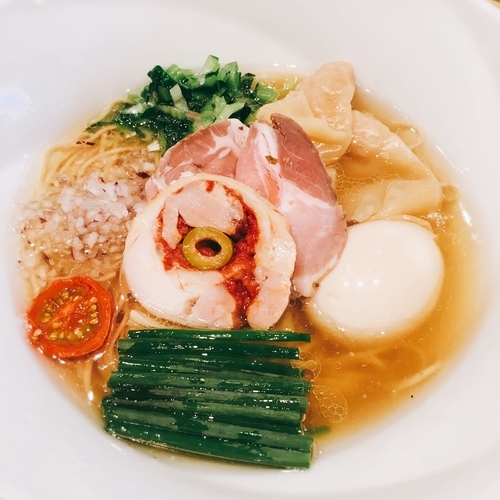 「特製塩そば」@饗 くろ㐂の写真