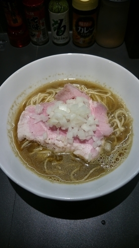 「【限定】背黒そば」@煮干乱舞の写真