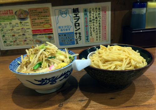 「タンつけ　大盛」@東京タンメン トナリ 大宮店の写真