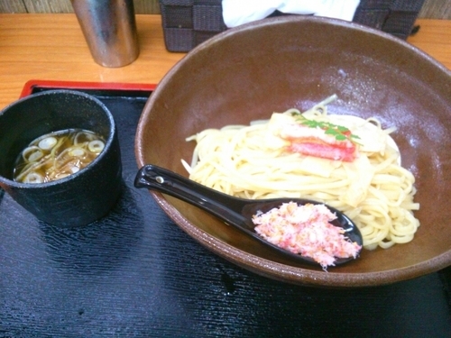 「蟹の冷やしつけ麺」@支那そば 天下ご麺 淡海店の写真