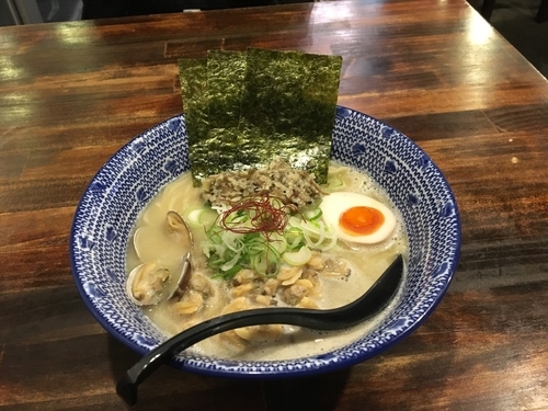 「極あさりそば」@オリオン食堂の写真