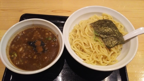 「濃厚魚介つけ麺(大盛)(あつもり)」@つけめん 蕾 本家の写真