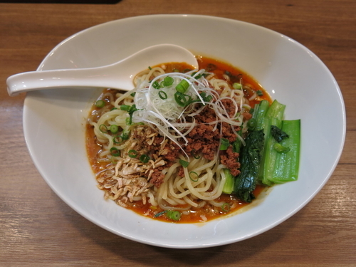 「汁なし担々麺(大辛):850円」@担々麺 七福朗の写真