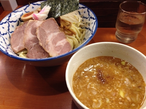 「◯得味噌つけ麺 中盛」@麺恋処 いそじの写真