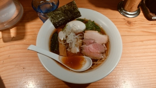 「味玉醤油そば＋得肉飯」@麺処 篠はらの写真