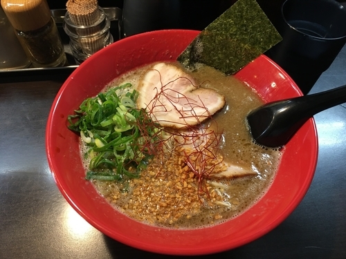 「【限定】レッチリ豚骨ラーメン（800円）」@ラーメンくれはの写真