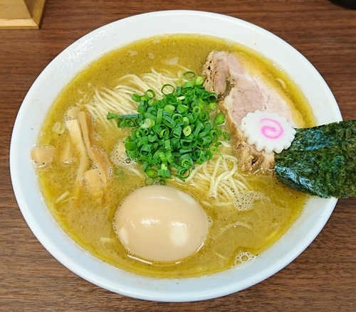 「とろりそば＋味玉」@つけめん 三三㐂の写真