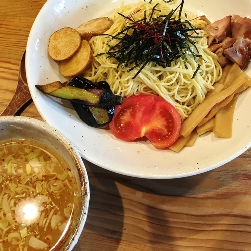 「そるもりそば（大盛２玉）」@鶏そばつけそば そるとの写真