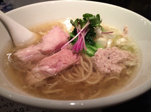 「塩生姜らー麺 800円」@塩生姜らー麺専門店 MANNISHの写真