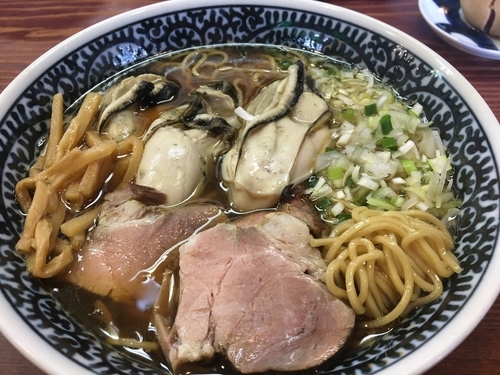 「【special】カキの醤油拉麵950円」@良温(Ra-on)の写真