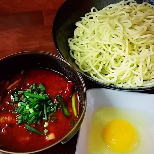 「【限定】激辛もりそば ９００円＋辛味増し（阿修羅）」@激辛ラーメン専門店 レッチリ 土浦本店の写真