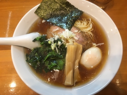 「醤油中華そば750円」@中華そば 万来之陣の写真