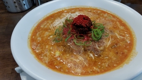 「麻辣担々麺　850円　☆」@創作麺工房 鳴龍の写真