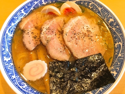 「特製中華そば 大盛 1000円」@中華そば 青葉 つくば店の写真