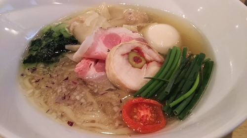 「特製塩そば」@饗 くろ㐂の写真