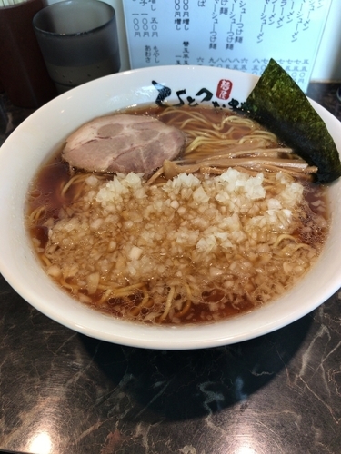 「ラーメン大（650円）+玉ねぎ増し（50円）」@麺屋 ひとつなぎの写真
