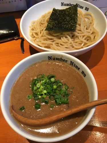 「濃厚つけ麺(熱盛)800円」@麺Dining Number Nine 09の写真