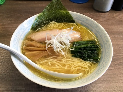 「海の塩中華そば」@東大和ラーメン大冬樹Season2の写真