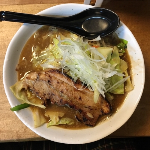 「【限定】濃厚野菜みそしょうゆらーめん900円」@いのうえの写真