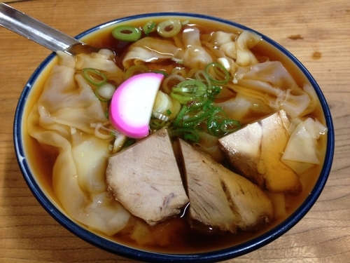 「わんたん　￥４００」@丸デブ 総本店の写真