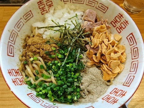 「【限定】にぼまぜ」@麺や 豚八の写真