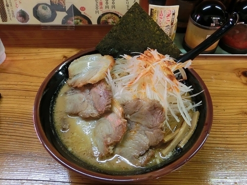 「醤油らあめん(大盛)+辛味ねぎ」@俺流らあめん・深味やの写真