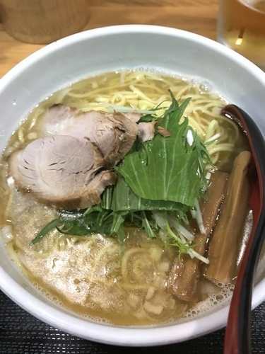 「【限定】鯛白湯塩SOBA」@味噌麺処 花道庵の写真