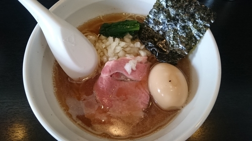 「煮干し味玉そば＋和え玉塩」@陽はまたのぼるの写真