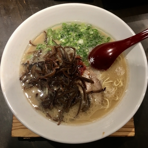 「キクラゲらーめん (700円)」@麺屋 我ガの写真