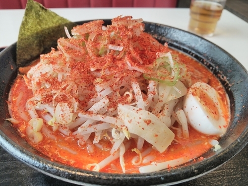 「赤鬼みそらー麺(辛さMax)」@大勝軒満帆 行田店の写真