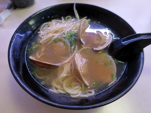 「春の旨だしはまぐりラーメン ３８０円」@はま寿司 八寸町店の写真