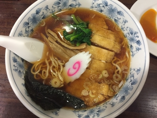 「パイコーメン(700円：税抜)+ギョウザ(270円：税抜)」@龍味 横浜トーヨー街店の写真