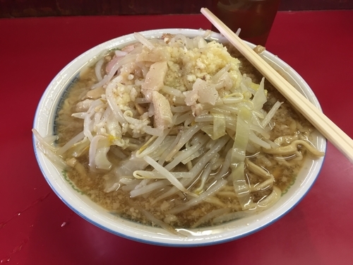 「小ラーメン 500円」@ラーメン二郎 目黒店の写真