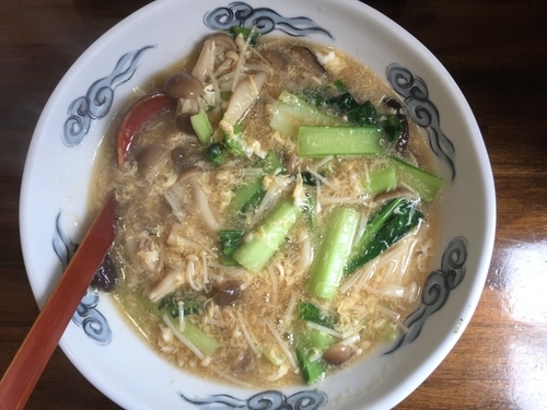 「きのこスープラーメン(830円)+Bセット(220円)」@ラーメン創作麺処 めん坊の写真