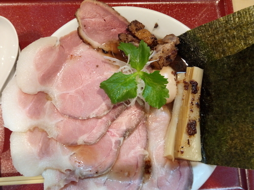 「特製紀州鴨そば＋鴨とり飯」@燃えよ麺助の写真