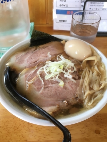 「チャーシューメン(しょうゆ)」@地鶏ラーメン 赤大屋の写真
