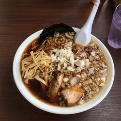 薬味ラーメン メンマトッピング