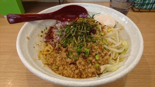 「みそまぜそば+半熟玉子(クーポンサービス)」@麺小屋 てちの写真